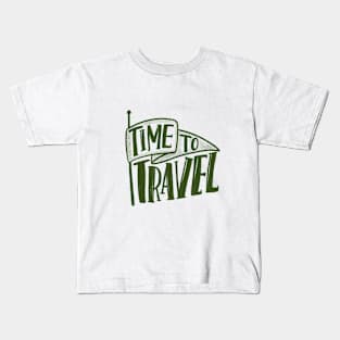 Time to Travel2 Kids T-Shirt